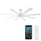Modern Forms Fans Size Matters Indoor or Outdoor Smart Ceiling Fan in Matte White FR-W2403-65-MW - alternate 1